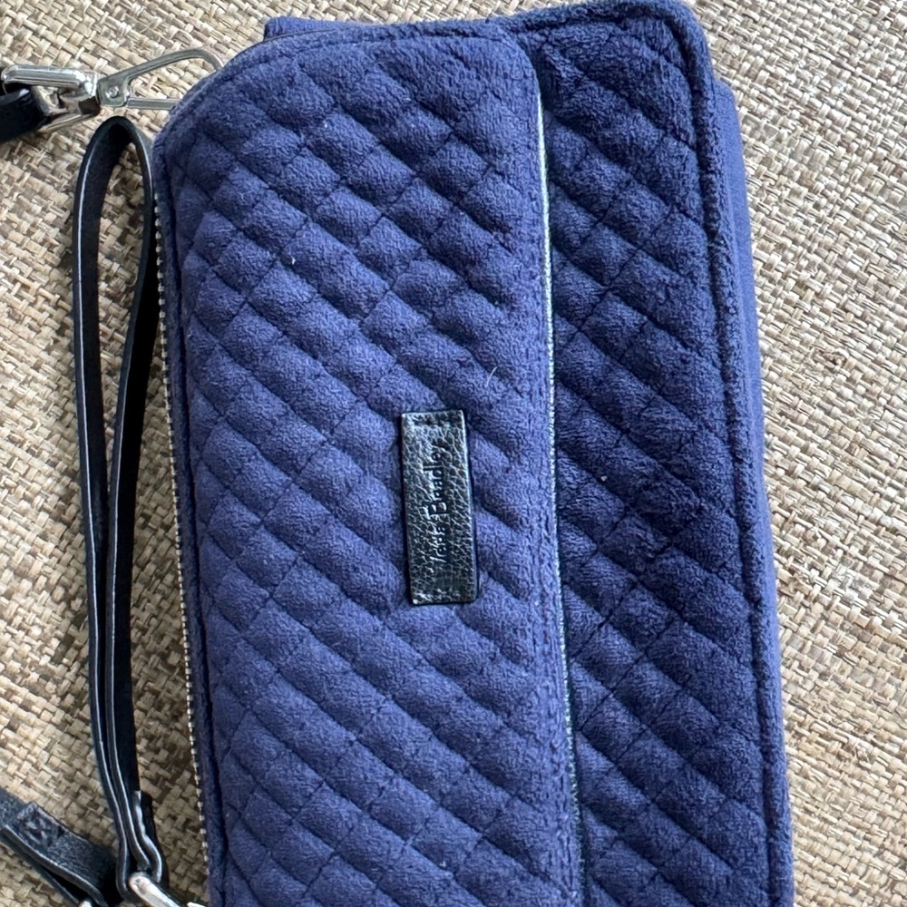 Vera Bradley Navy Quilted Crossbody Bag - Picture 6 of 16